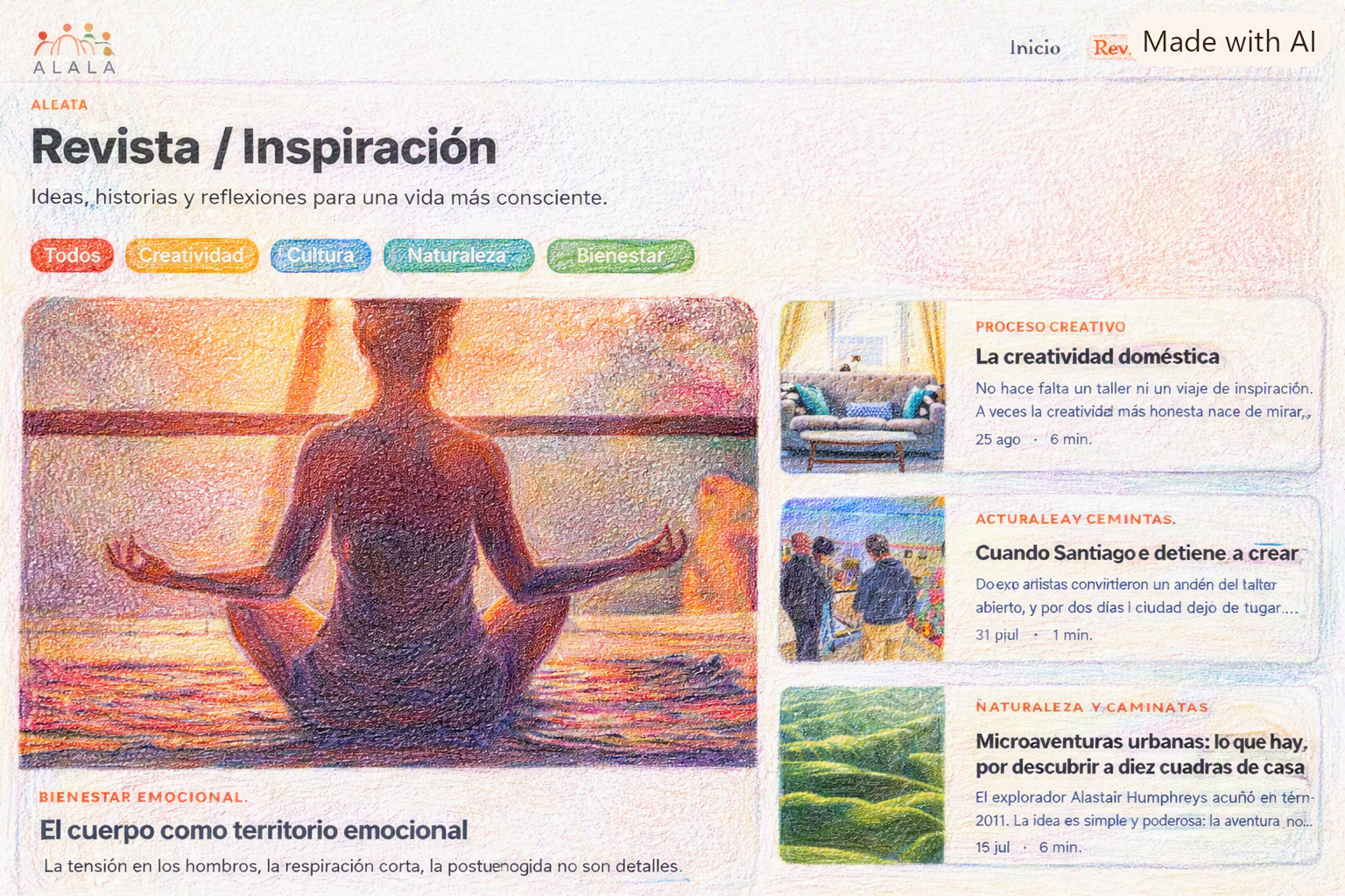 ALALA — Revista digital de inspiración y bienestar