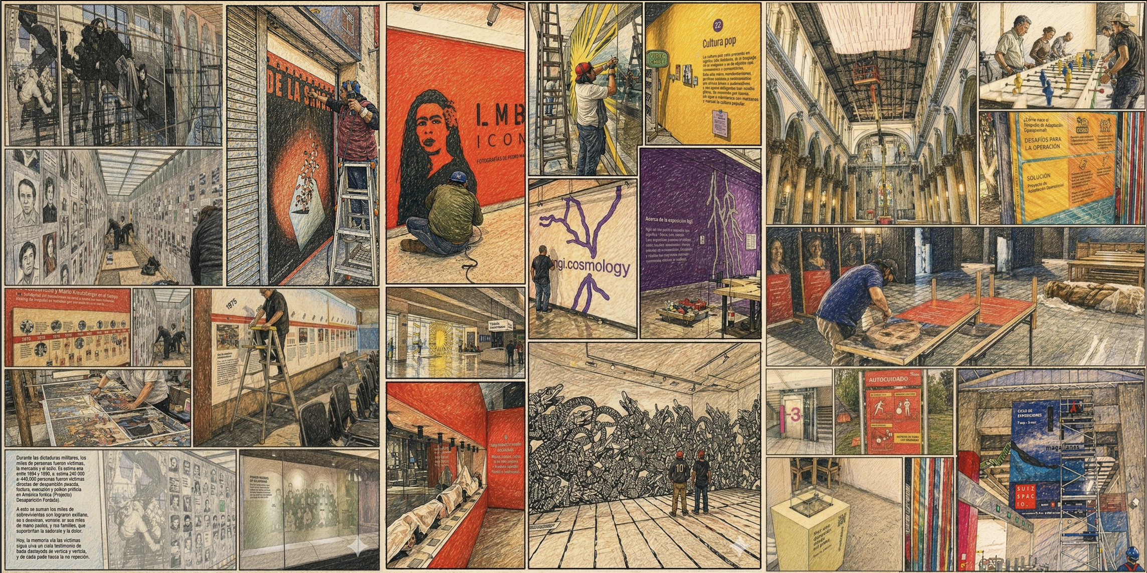 Fourmi Gráfica — Trabajos de producción gráfica para museos y exposiciones
